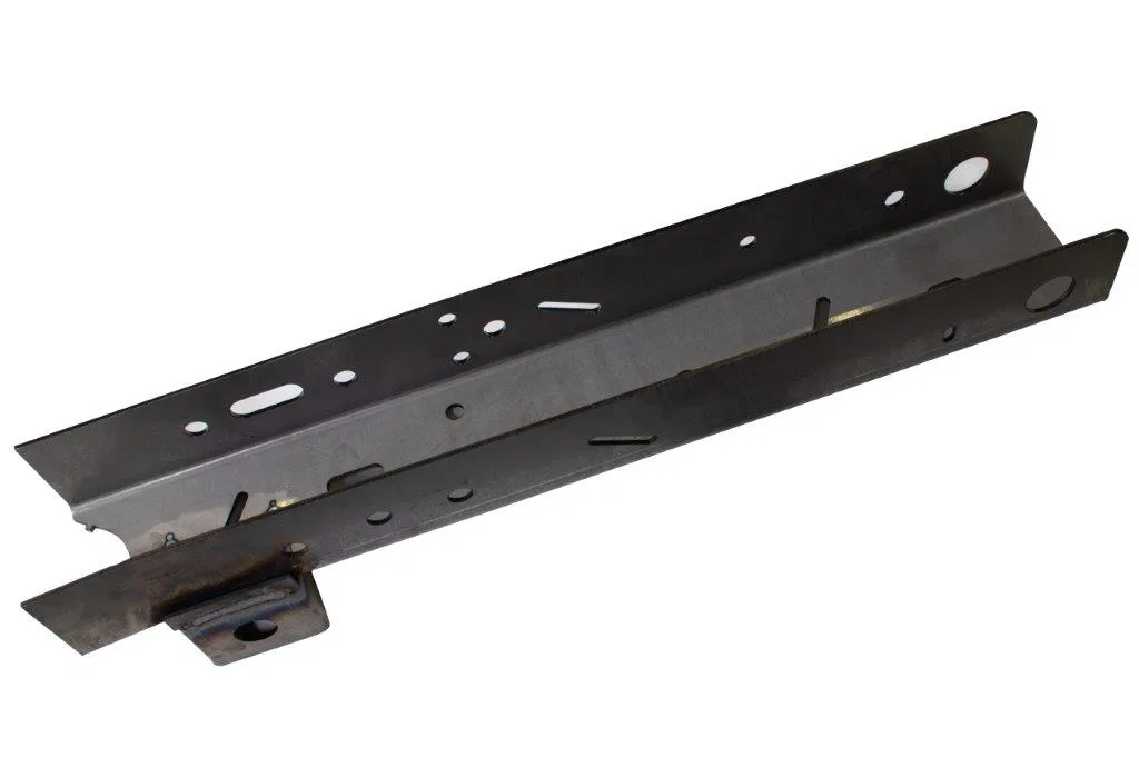 RB7102L – KENTROL Replacement Frame Section, Rear Left Frame Rail With Mount Raw Steel